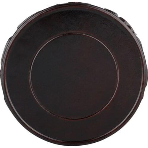 Flower Pot Tray Display Shelf 2.5 Cm High Mahogany For Home Wooden Base 8-24cm Vase Fish Tank Holder