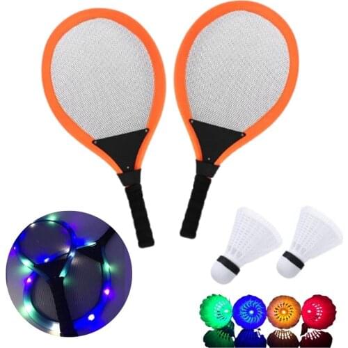 2 Pcs Badminton Racquet Portable Shuttlecocks Included Light Weight Badminton Racquet