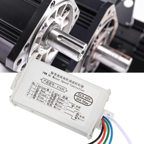 DC 9-60V Brush DC Motor Controller Adjustable PWM Speed Control 10A/20A/30A Motor & Accessories