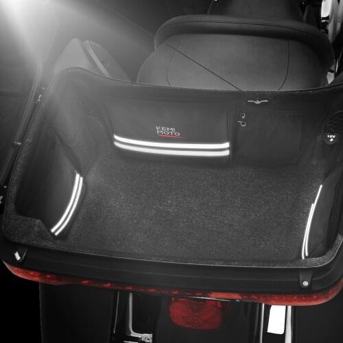 Saddlebag Motorcycle Tool Bag Organizer Lid Storage For Touring Street Glide FLHX For Road King FLHR For Electra Glide 2014-2019