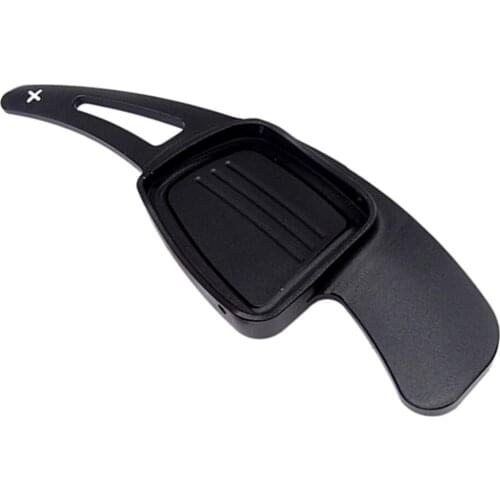 2xSteering Wheel Shifter Paddle Shift Extension for Audi B9 TT TTS 2016 Black