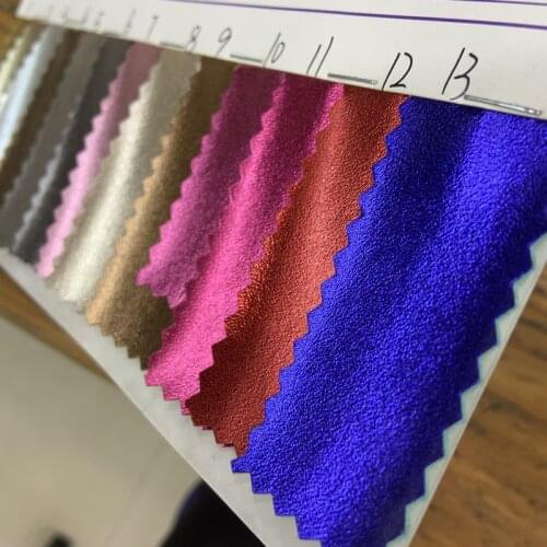 0.8MM thickness Metal Microfiber PU leather material