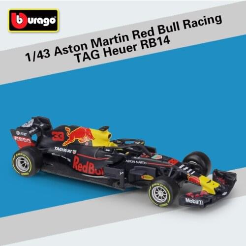 1:43 racing 2018 Red Bull Racing RB14 simulation alloy car model toy collection