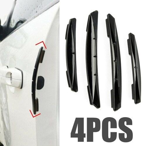 4 Pcs/Pack Car Anti-Collision Strip Car Door Guard Protector Door Edge Trim Guard Styling Moulding Anti-Scratch Sticker