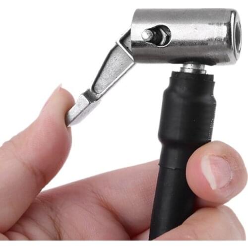 Tire Air Inflator Hose Adapter Twist Lock Connection Locking Air Chuck with Air Hose and Standard Tire Valve Fine Thread