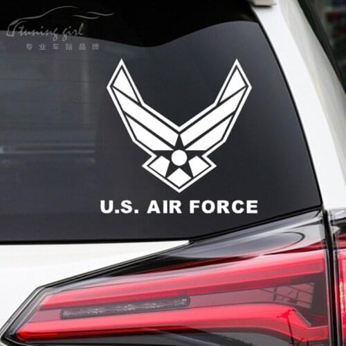 Car Stickers US Air Force Military Identification Creative Decoration Decals For Windshield Auto Tuning Styling Vinyls D10