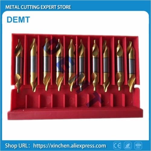 Center drill Chamfering Positioning A type 172 4mm 60 degree Coating titanium Countersink Metalworking CNC Mechanical lathe