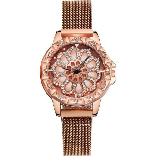 Women Watches Luxury Brand Diamond Ladies Bracelet Watch Womens Quartz Wristwatches relogio feminino Magnet Strap Female Clock
