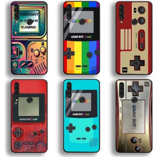 Retro Handheld Gameboy Console Tetris Phone Case For Huawei Y6P Y8S Y8P Y5II Y5 Y6 2019 P Smart Prime Pro