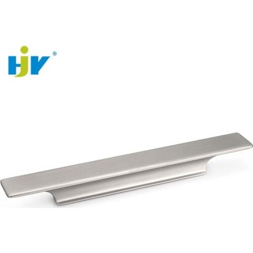 HJY Modern Style Kitchen Handles Cabinet Cupboard Handles Zinc Alloy Silver Wardrobe Door Drawer Pull Furniture Hardware Z048
