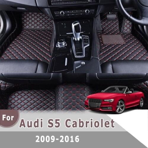 RHD Carpets For Audi S5 Cabriolet 2016 2015 2014 2013 2012 2011 2010 2009 Car Floor Mats Decor Floorliners Accessory Rugs