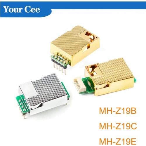 MH-Z19 MH Z19C IR Infrared Sensor Module CO2 Carbon Dioxide Gas Digital Sensor NDIR for CO2 Monitor 400-5000ppm UART PWM Output
