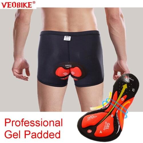 VEOBIKE Good MTB Bike Cycling Shorts men women 3D GEL Silicone anti-shock bicycle underwear bermudas ciclismo downhill 3XL free