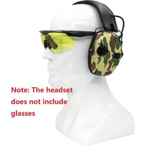 Tactical Shooting Headset Electronic Earmuffs Sight Sponge Earmuffs Version Noise Reduction Pickup Hearing Protection Earphones