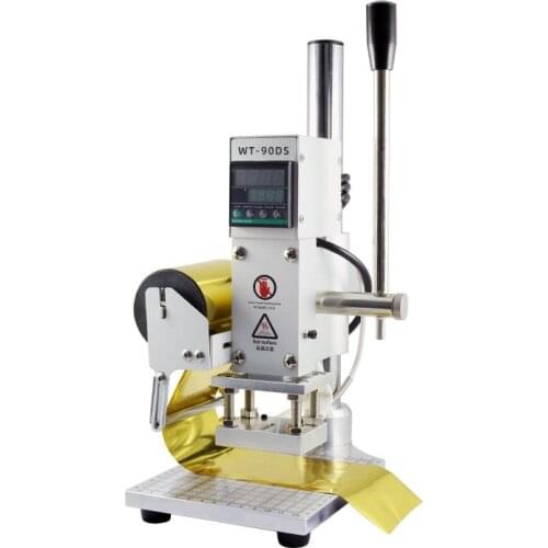 Small Manual Multifunctional Hot Stamping Machine Leather Paper Embossing Machine Intelligent Temperature Control