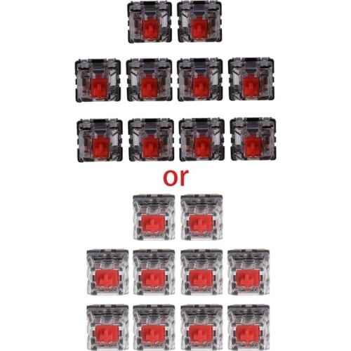 2021 New 10Pcs 3 Pin Mechanical Keyboard Switch RED for cherry MX Keyboard Tester Kit