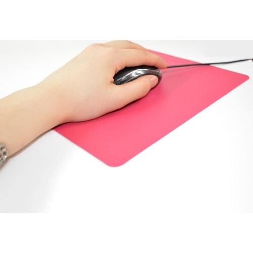 New 21.5 x 17.5cm Gaming PC Laptop Mouse Pad Anti-Slip Solid Color Rectangle Mat Mouse Computer