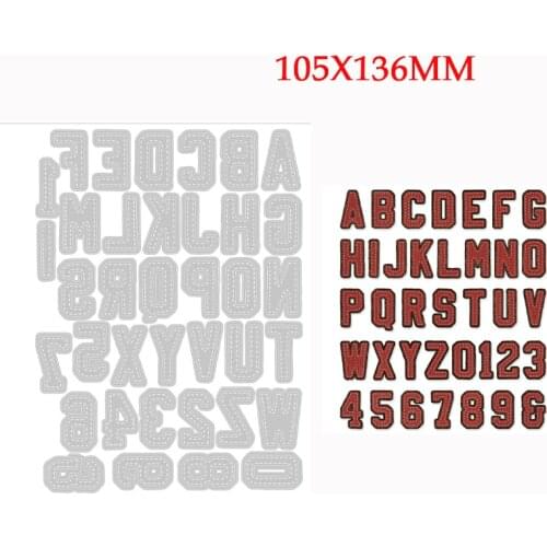 New Arrival Letter Metal Cutting Dies for Scrapbooking Handmade Mold Stencil DIY Card Make Mould Model Craft Decoration