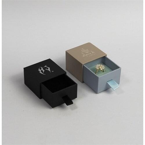 Wholesale 500pcs/Lot Sliding Jewelry Box Packaging Jewelry Boxes Custom Logo