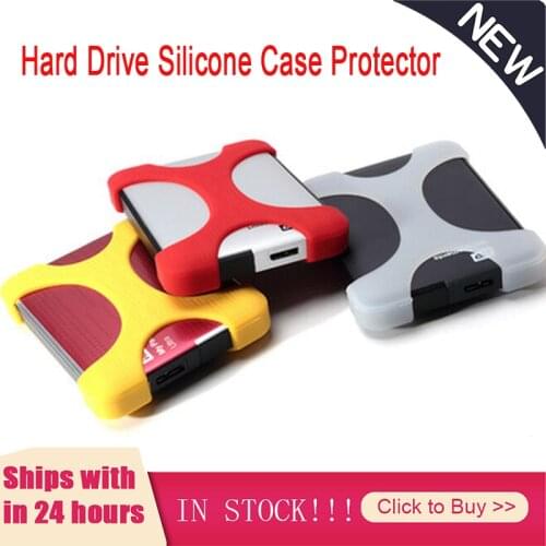 2.5" Shockproof Hard Drive Disk HDD Silicone Case Cover Protector For Mobile Hard Disk External Hard Drive New 2.5 Inch