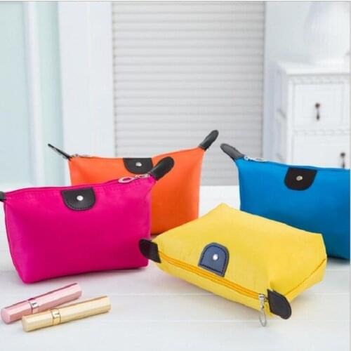 Pink Cosmetic Bag Portable Cute Multifunction Beauty Travel Cosmetic Bag Makeup Case qo340