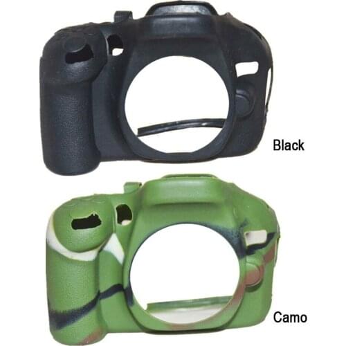Silicone Rubber Skin case Camera Cover Protector Bag For Nkion D5100 D5200