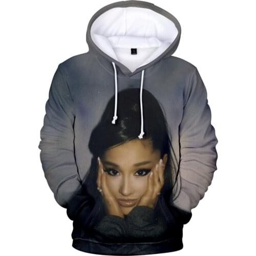Ariana grande hoodie girls sudaderas sports clothing fashion men Women casual sweatshirt kids pullover fans Idol Clothes hoodie