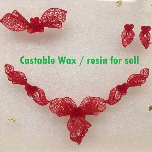 UV photosensitive resin wax models 3D design hollow earrings rings and necklace models for sell