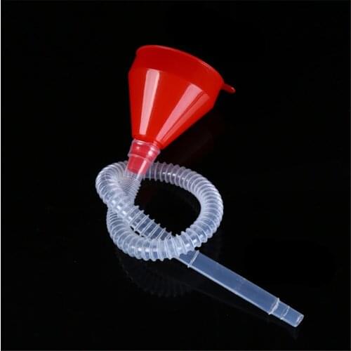 55CM universal automobile and motorcycle plastic oiling funnel hose mouth pouring oil tool gasoline diesel car Accessories for