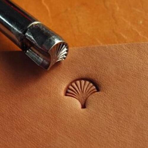 Advanced steel Scalloped pattern Hand-work unique design leather working tools carving punches stamp craft tools