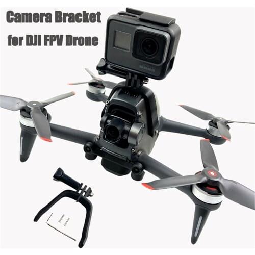 Camera Top Bracket For DJI FPV Drone For Gopro Hero Sports Action Camera Adapter Mount Clamp Holder Fix Expansion Accessories