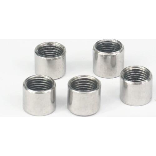1/4" BSPP Female Length 13mm 304 Stainless Steel Pipe Fitting ound Connector Water Gas Oil Air