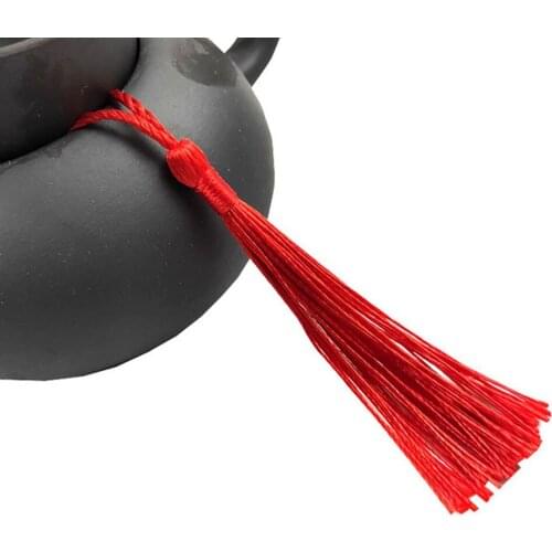 100pcs/lot about 12.5cm red color polyester Charm tassel for home decore curtain fitting bookmark curtains 207