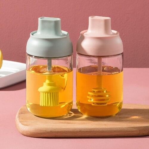 250ml Moisture-proof Glass Sealed Honey Seasoning Condiment Kitchen Bottle Jar Spice Tools Spice Bottle