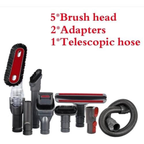8PCS Vacuum cleaner spare parts accessories kit for Dyson V6 V7 V8 V10 DC24 DC33 DC35 DC39 robot brush head nozzle parts
