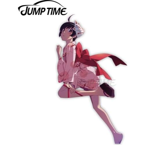 Jump Time Araragi Tsukihi 7.1 Anime Sexy Girl Vinyl Decal Window Car stickers