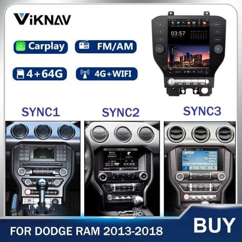 PX6 Car Radio for Ford Mustang 2014 2015 2016 2017 2018 2019 2021 Android Vertical HD Screen Stereo Multimedia Player Head Unit