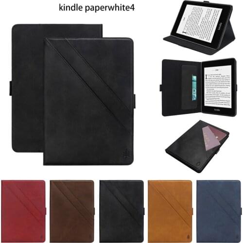 Case For Amazon Kindle Paperwhite 4 Cover Smart leather Card slot tablets case For kindle paperwhite 4 2018 10th Generation case