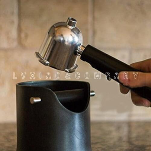 CREMA PRO Coffee Grind Knock Box and Espresso Dump Bin Small and Convenient Coffee Grinder Coffee Accessories