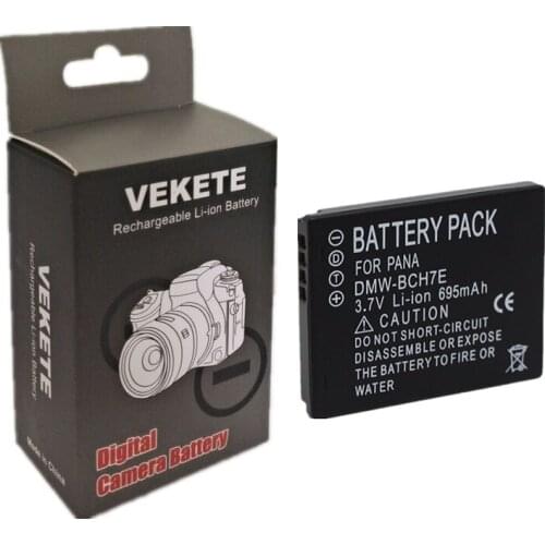 DMW-BCH7E DMW BCH7E Camera Battery For Panasonic DMC-S1 DMC-FP1 FP2 FP3 FT10 TS10