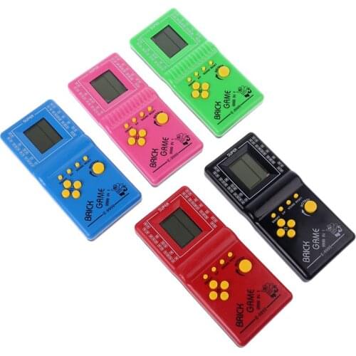 LCD Game Electronic Vintage Classic Tetris Brick Handheld Arcade Pocket Toys