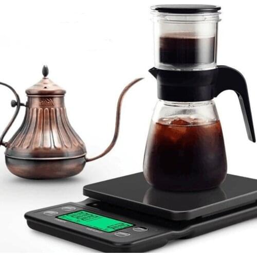 3kg/0.1g 5kg/0.1g Drip Coffee Scale With Timer Portable Electronic Digital Kitchen Scale High Precision LCD Electronic Scales