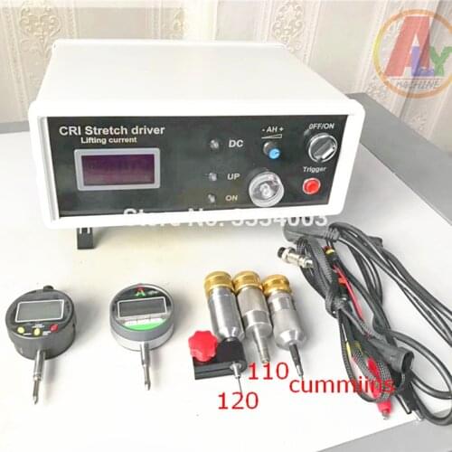 Common Rail Injector Nozzle Electromagnetic Valve Armature Lift Travel Testing Tools With BOSCHH 110 120 CUMINNSS Measuring Seat