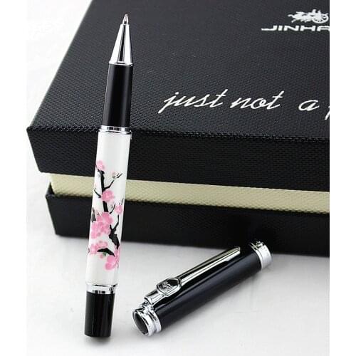 Jinhao 8802 luxury Roller ball Pen with 0.7 mm Black Ink Refill Ballpoint Pens for Student Office Supplies School Supplies