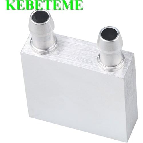 KEBETEME 40*40mm Primary Aluminum Water Cooling Block for PC Laptop CPU for Liquid Water Cooler Heat Sink System Newest