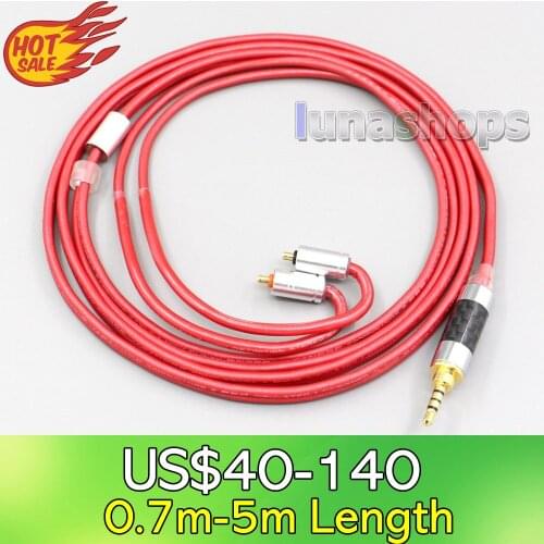 LN006678 4.4mm XLR 2.5mm 3.5mm 99% Pure PCOCC Earphone Cable For UE Live UE6 Pro Lighting SUPERBAX IPX