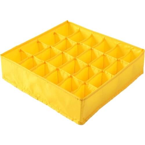 Washable 24 Grid Underwear Storage Box Multi-Function Home Storage Organizer Cabinet Drawer Divider