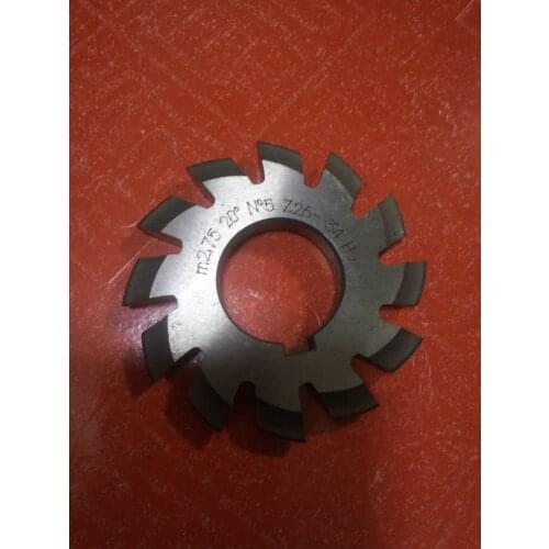 Set 8Pcs Module 2.75 PA20 Bore27 1#2#3#4#5#6#7#8# Involute Gear Cutters M2.75