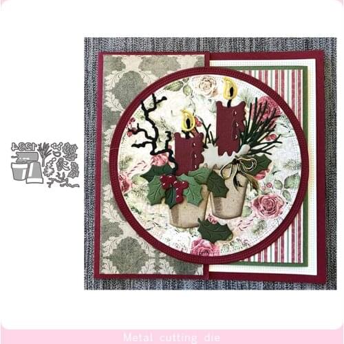 Festive Party Candle set Metal Cutting Dies for DIY Scrapbooking Photo Album Decorative Embossing Paper Card Crafts Die Cut 2019