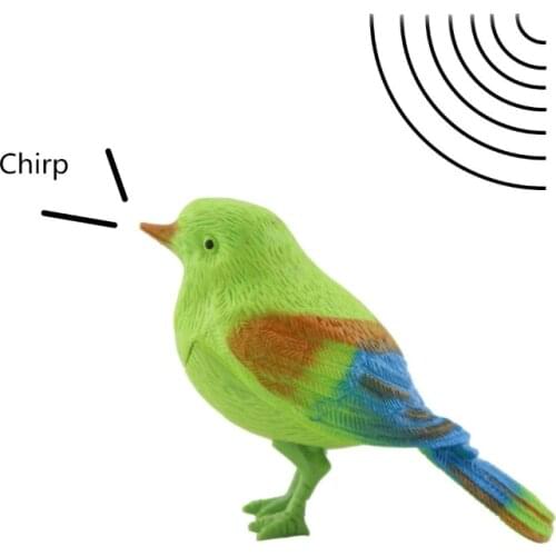 Novelty Voice Controlled Bird Call Chirp Electronic Pet Gag Kids Baby Toy